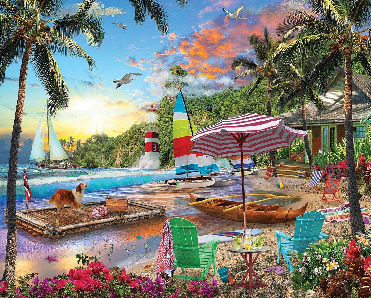 Set of 3: Beach Escape Bundle 500 piece