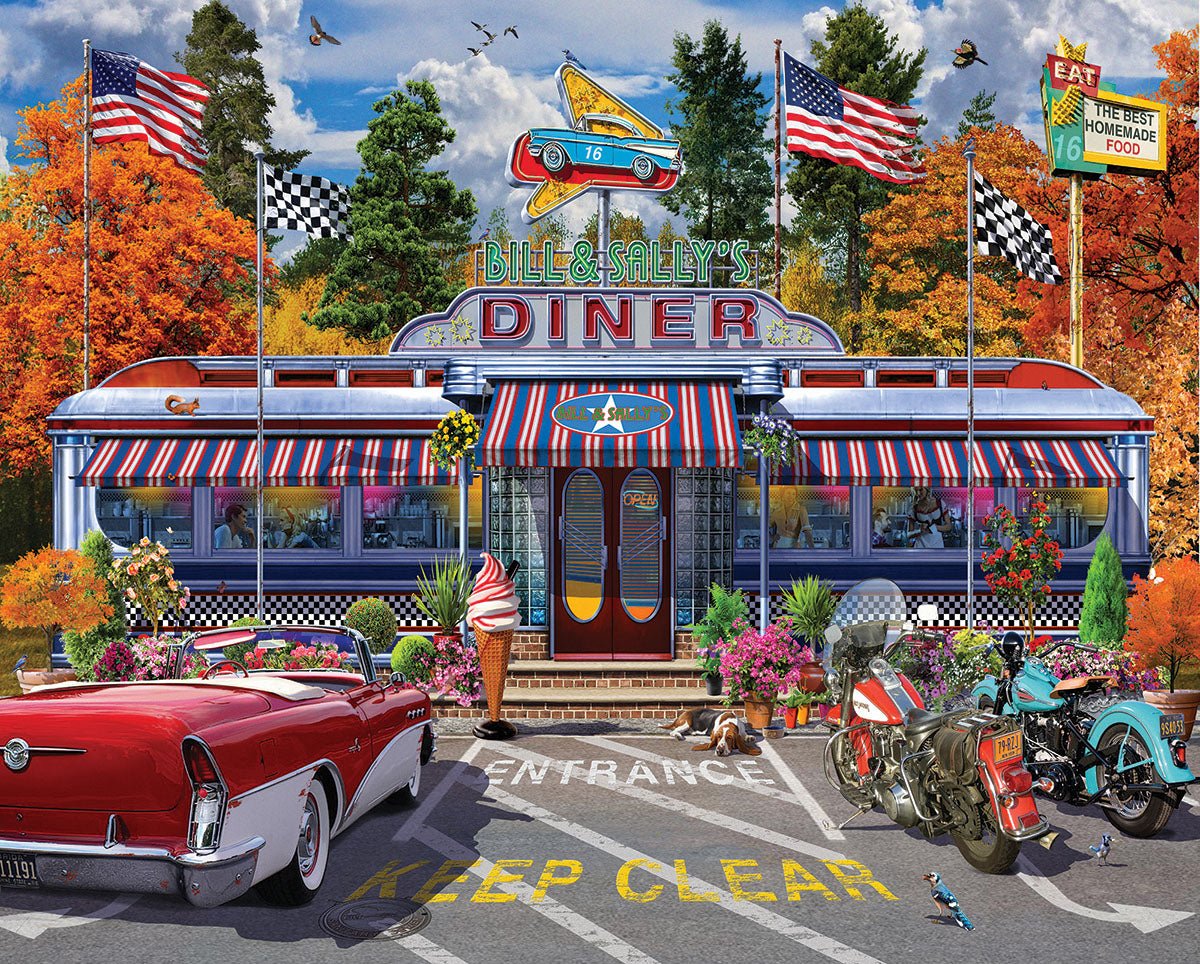 Bill & Sally's Diner (1631pz) - 1000 Pieces