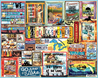 Lake Time (1952pz) - 1000 Piece Jigsaw Puzzle