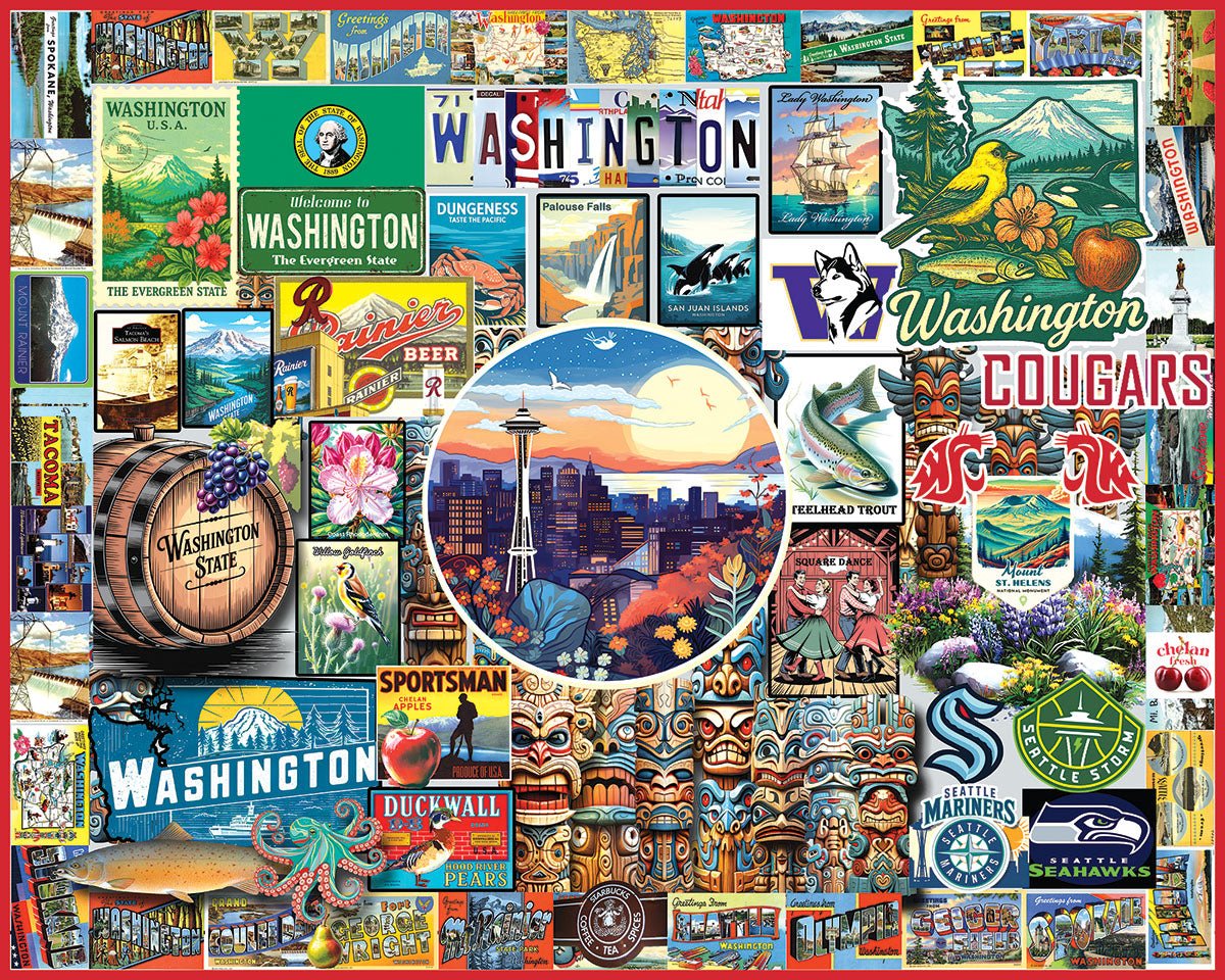I Love Washington (2127pz) - 1000 Piece Jigsaw Puzzle