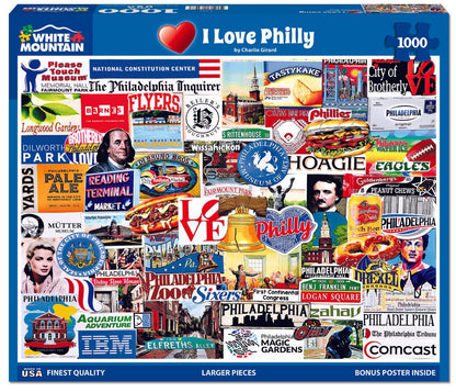 I Love Philly (2162pz) - 1000 Piece Jigsaw Puzzle